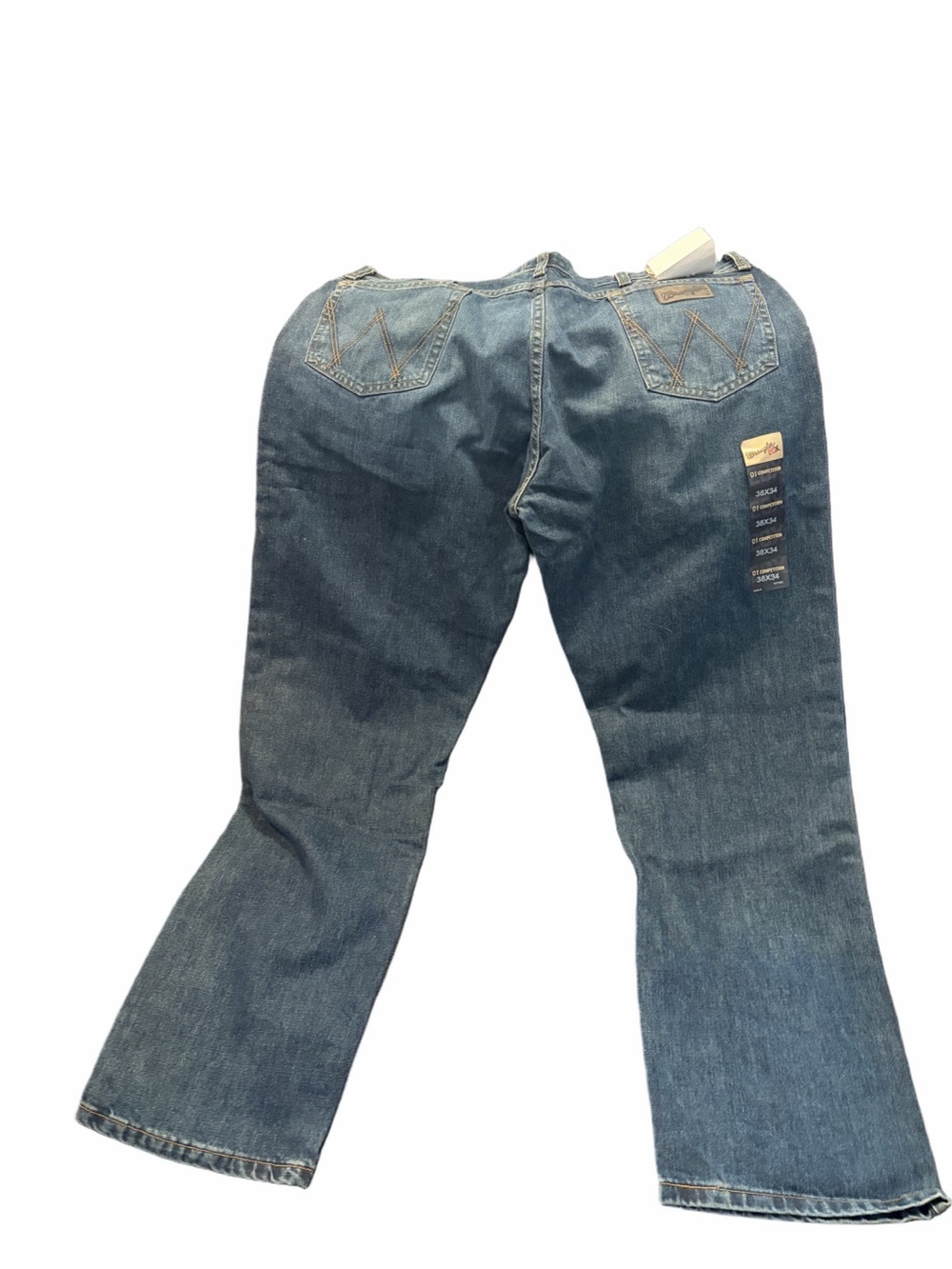🆕💜 Wrangler 20X Competition 01 Straight Fit Jeans Men’s 38x34 NWT Western Rodeo - Picture 3 of 13